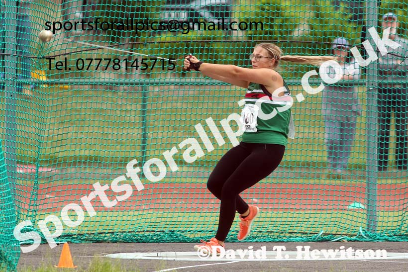 Womens hammer, 2021 Northern Senior and Under-20s Champs., Leigh. Photo: David T. Hewitson/Sports for All Pics